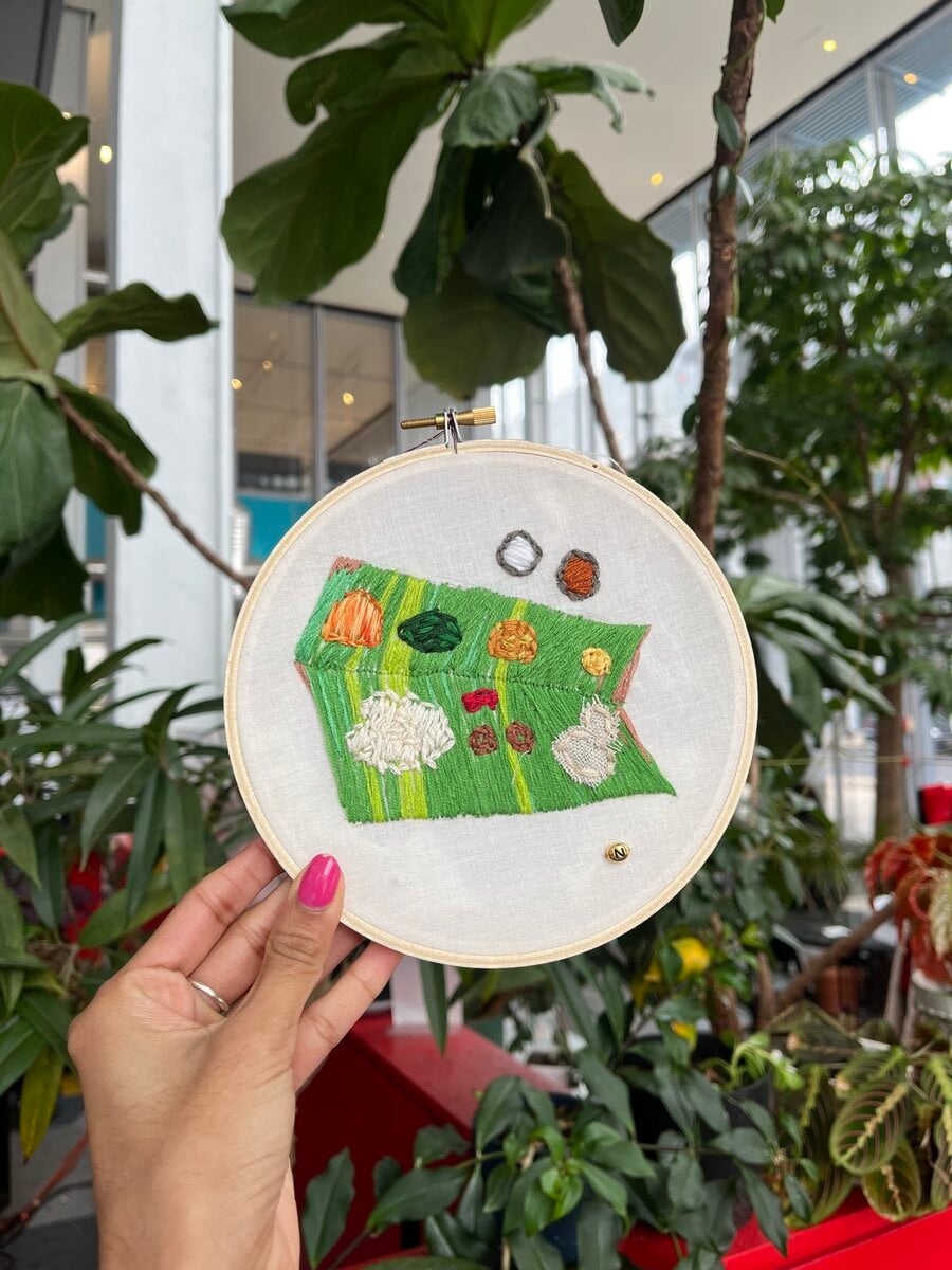 Embroidery piece piece-13