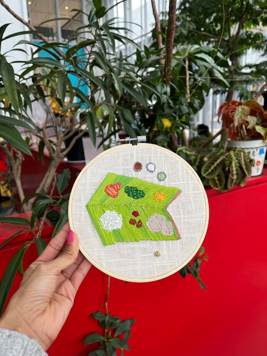 Embroidery piece piece-3